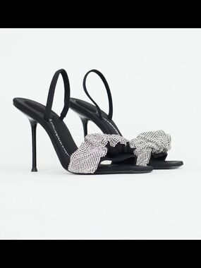 Alexander Wang Julie Crystal Sandals Sz 6.5